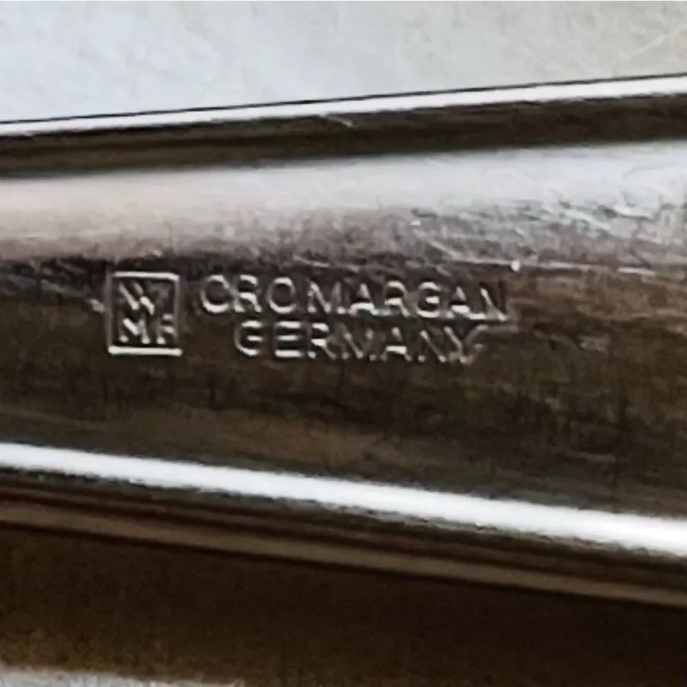 5pc WMF Cromargan Germany Shadowpoint Serving Set Stainless